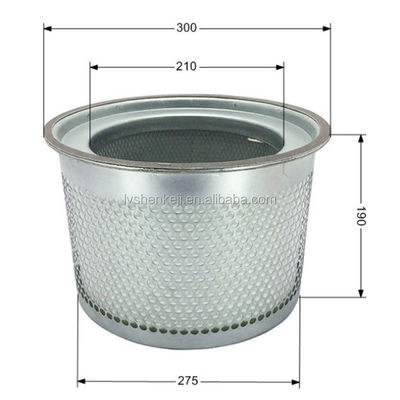 54601513 Luchtcompressor Filter Glasvezel Olie- en gasseparator