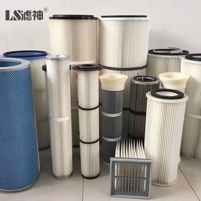 Hoogwaardig cartridge stoffilter, 99,97% glasvezel stofverzamelaar filter