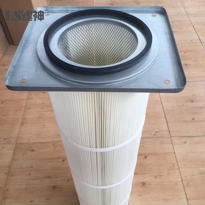 Industriële HEPA-stoffilterpatroon Cyclone 3 Lugs Flangescollector voor gasturbine