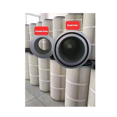 Gecoate stoffiltercartridgeverzamelaar 0,5 μm voor schietblaasmachine